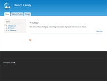 Tablet Screenshot of damon-family.org